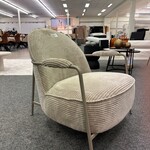 Fauteuil Tina, geweven, taupe